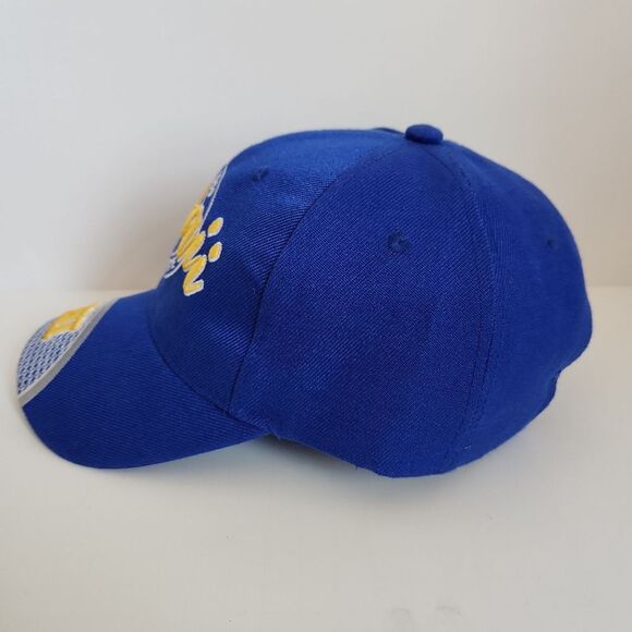 Island Crew Hawaii Blue Yellow Adjustable Mens Womens Hat New Without‎ Tags - Picture 2 of 7